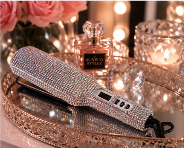 Black Diamond 2" Crystal Flat Iron