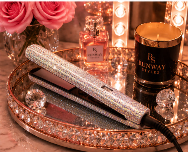 Black Diamond 1" Crystal Flat Iron